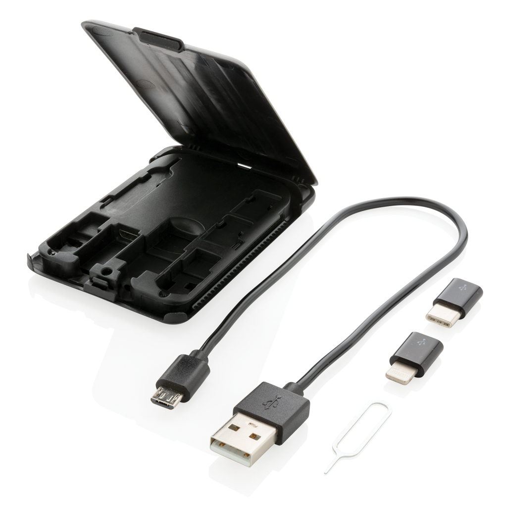 Multifunctional 5W wireless charging travel card
