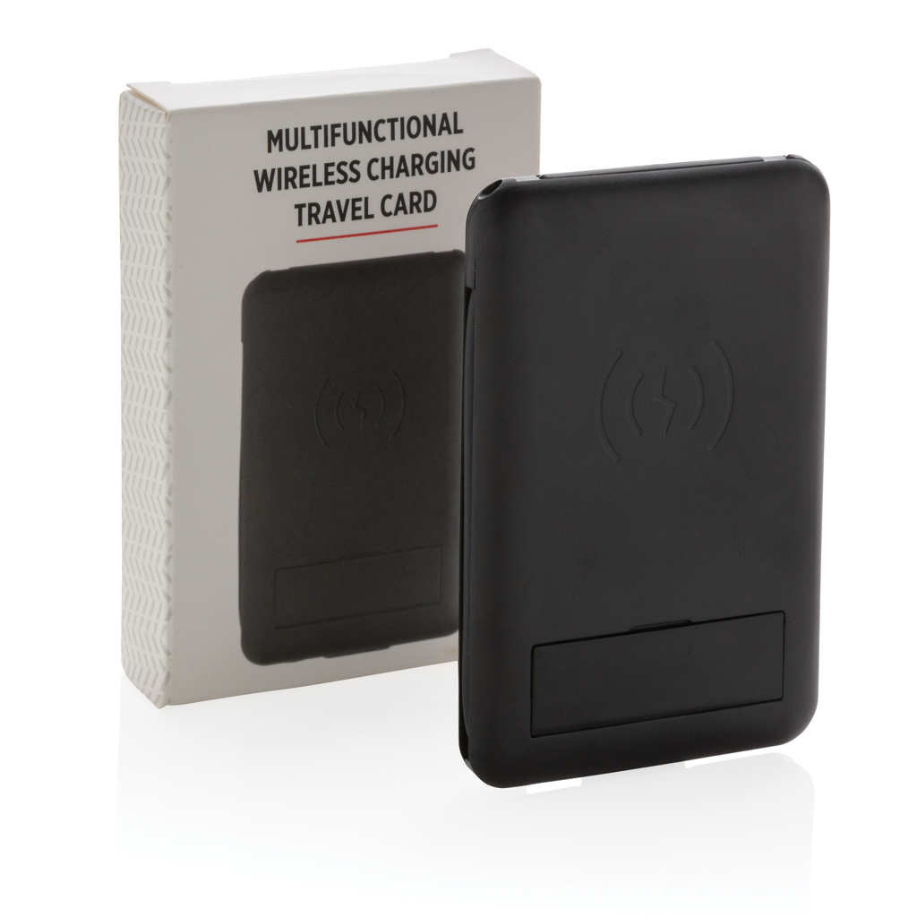 Multifunctional 5W wireless charging travel card