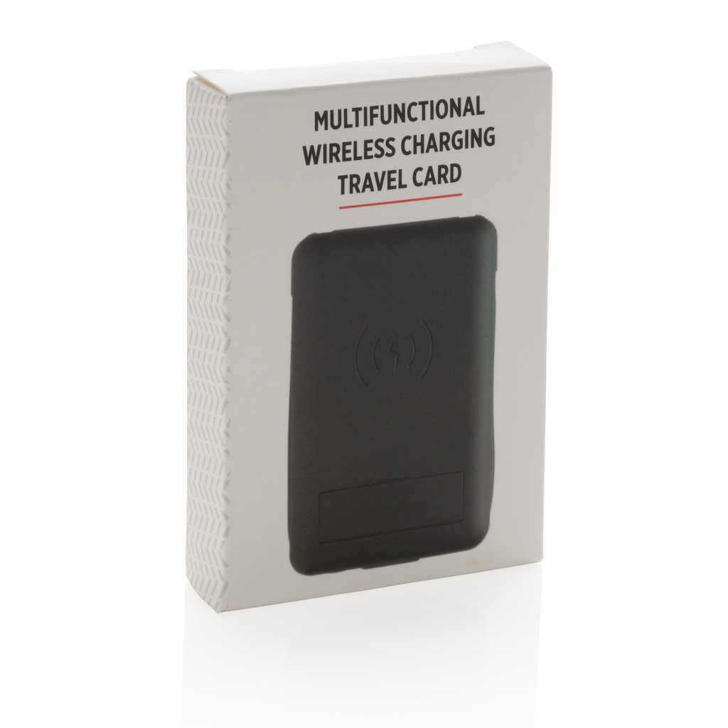 Multifunctional 5W wireless charging travel card